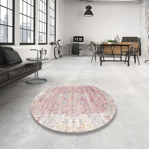 Canora Grey Aryanna Oriental Pink Area Rug Wayfair